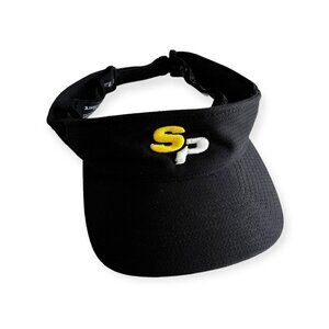 Men's Black SP Logo Vikings Clean Up Visor Adjustable Hat